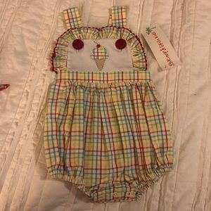 Shrimp & Grits summer ice cream bubble NWT 3m